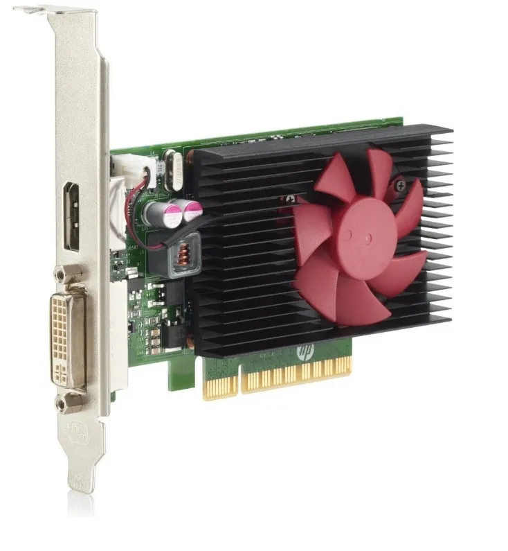 HP NVIDIA GeForce GT 730 Grafikkarte | 2GB GDDR3 | 1x DisplayPort 1x DVI | 802315-001