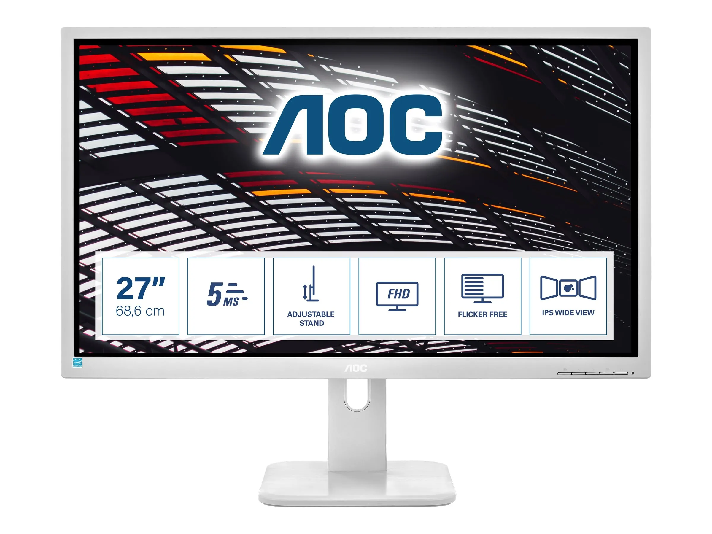 AOC 27P1/GR Monitor | 27" | Full HD | Grau