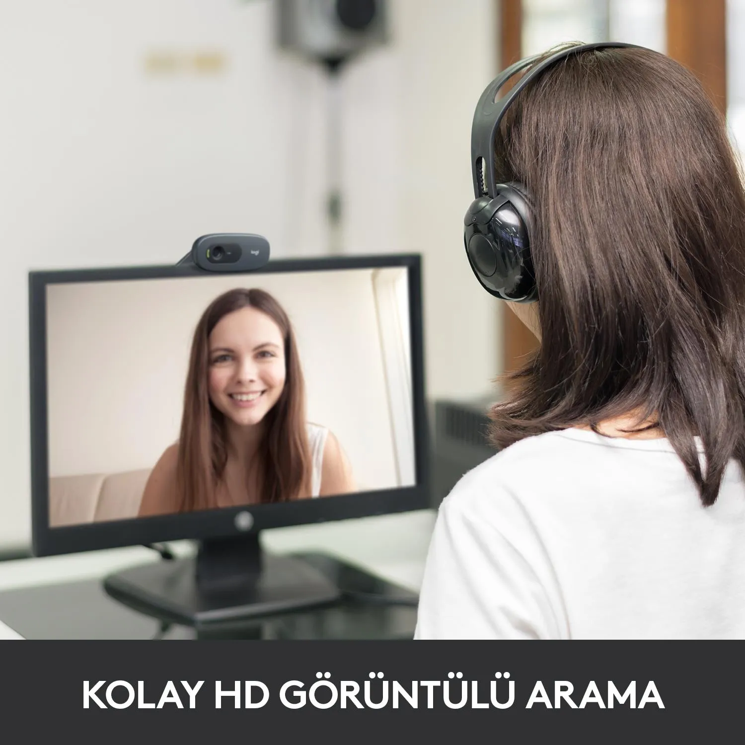 Logitech Webcam C270 | 1280 x 720 HD | USB | schwarz