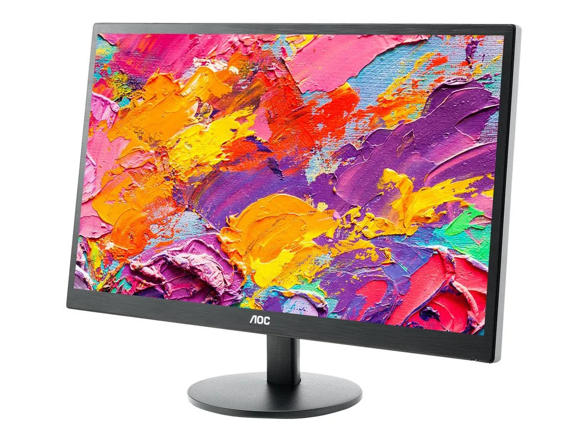 AOC Monitor E2470SWDA LED-Monitor 59,9 cm (23,6") schwarz (VGA, DVI) Full HD