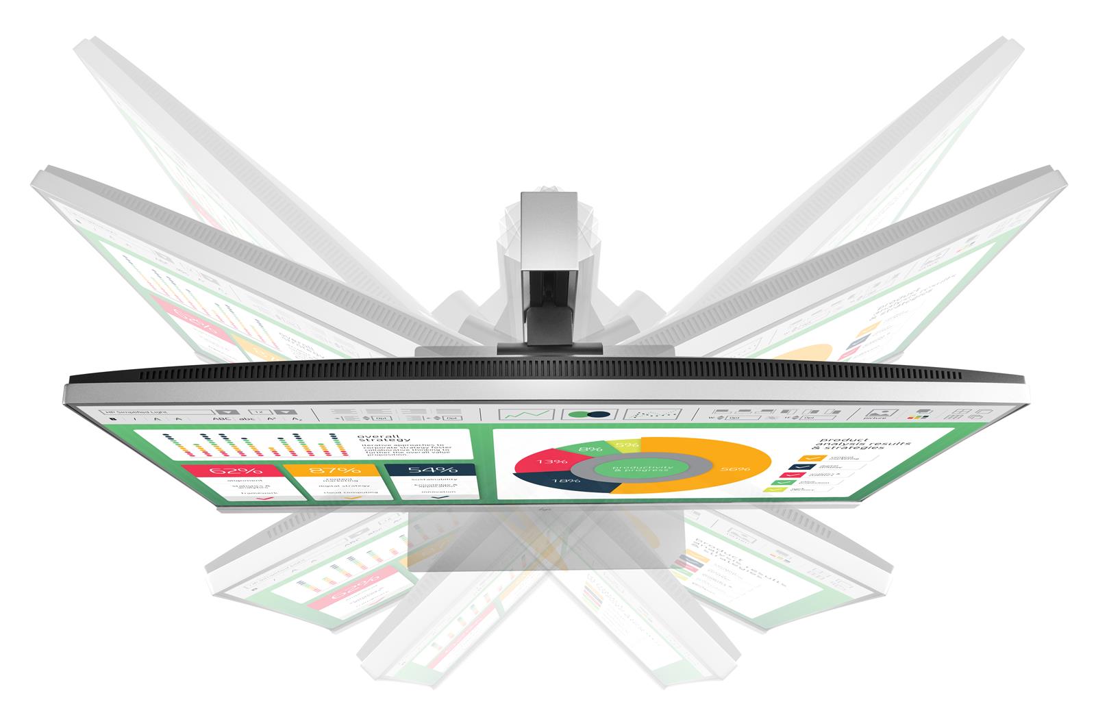 HP EliteDisplay E223 Monitor | 21.5" | FHD | silber