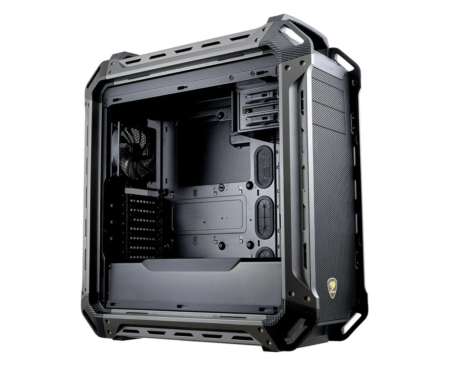 COUGAR PANZER MAX G PC Tower Gehäuse Schwarz/Transparent ATX CEB E-ATX