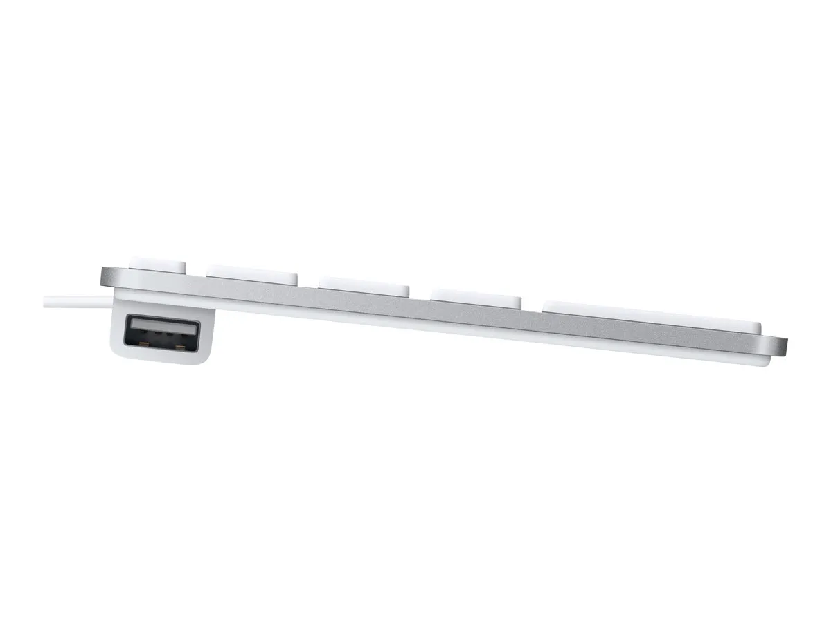 Apple Tastatur - MB110D/B - USB - Deutsch QWERTZ - Ziffernblock - A1243