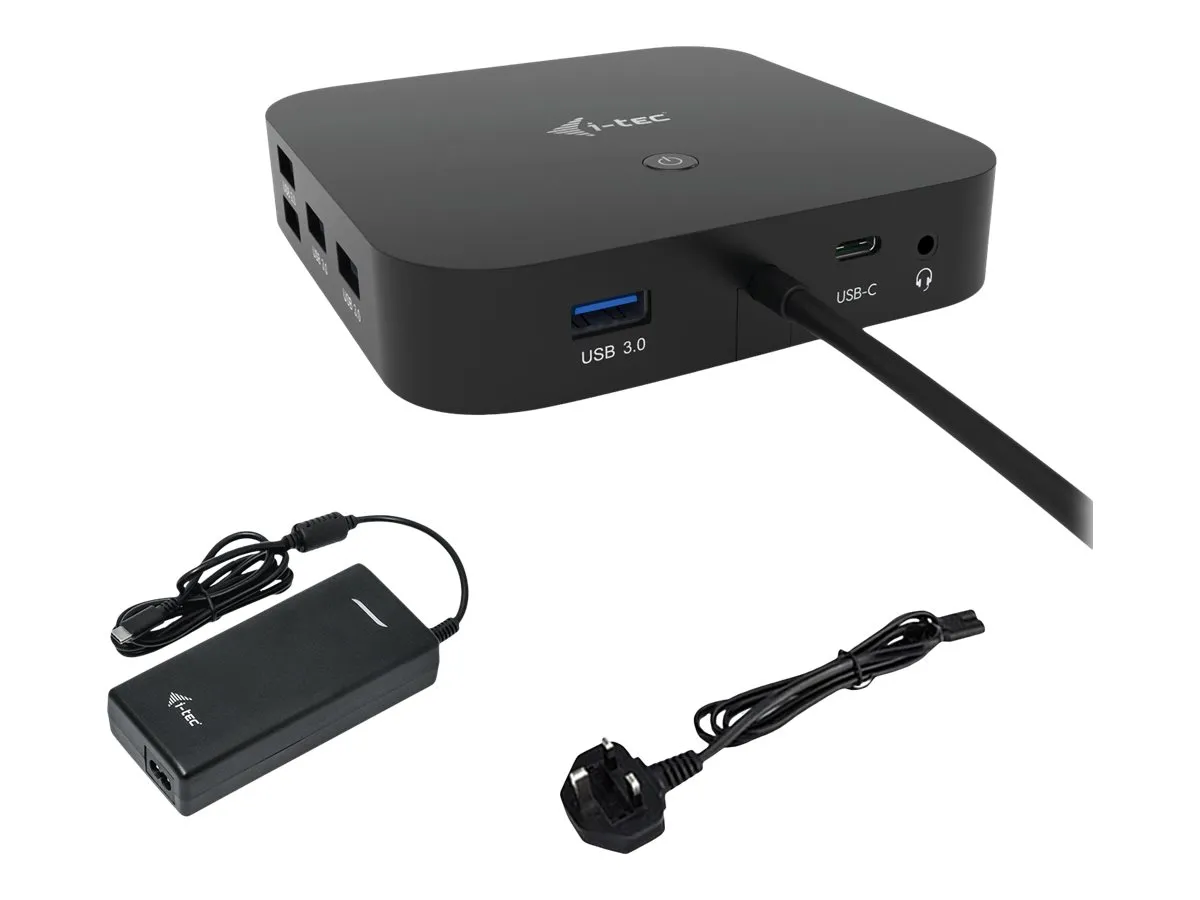 i-tec USB-C Dockingstation | 4K HDMI 4K DisplayPort | inkl. 112 Watt Netzteil