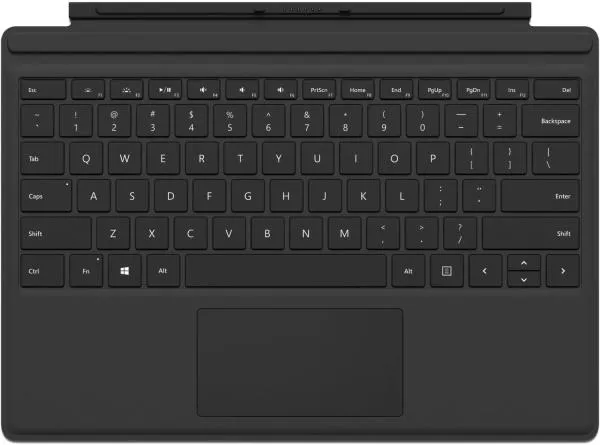 Microsoft Surface Pro Keyboard | Tastatur | schwarz | DE | für Microsoft Surface Pro