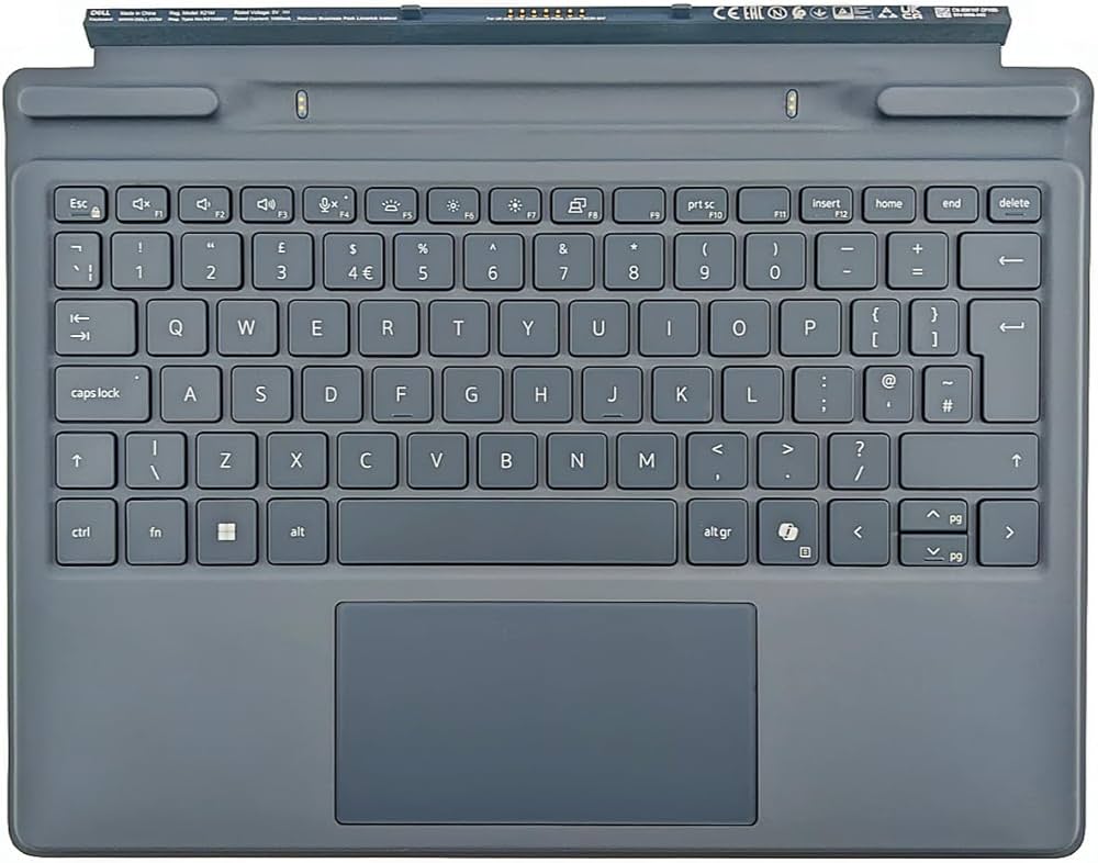 Dell Tastatur K21M für Latitude 7350 | Backlight | QWERTY ESP | Blau