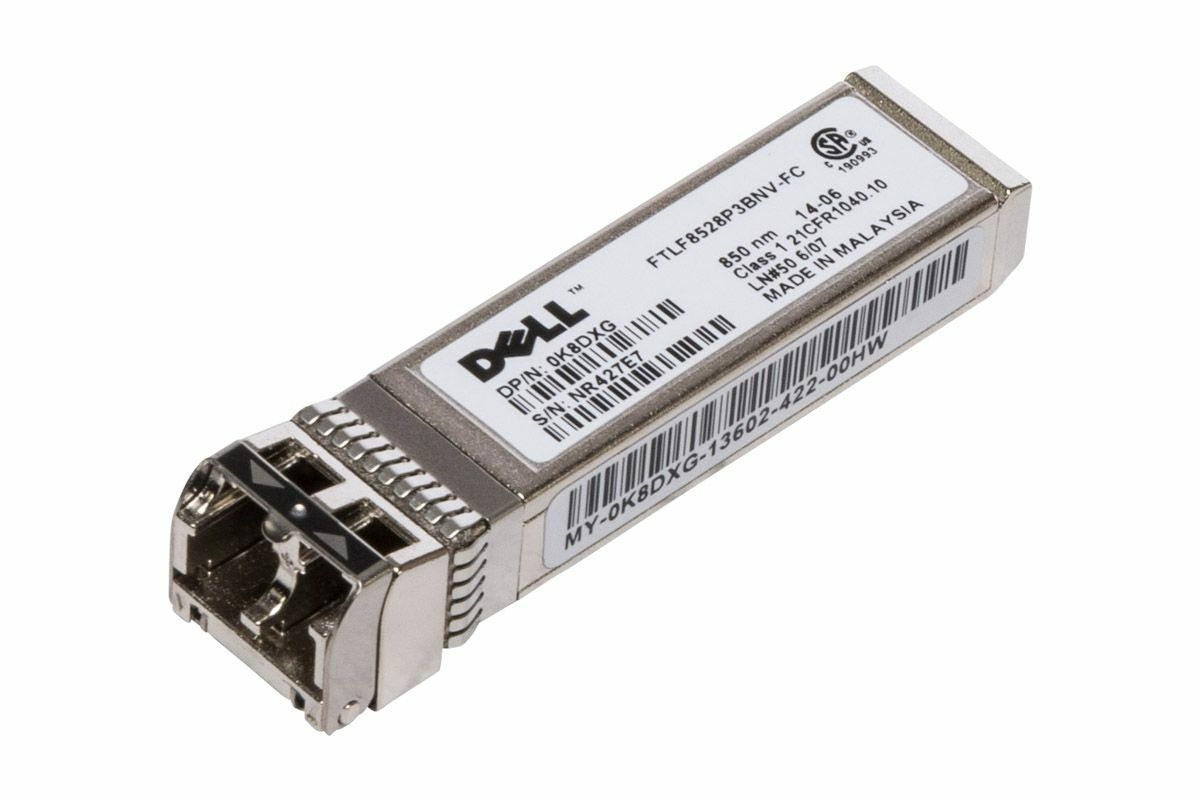 Dell SFP+ SR Transceiver-Modul AFBR-709SMZ-FT2 | 0C5RNH |10GB | Silber