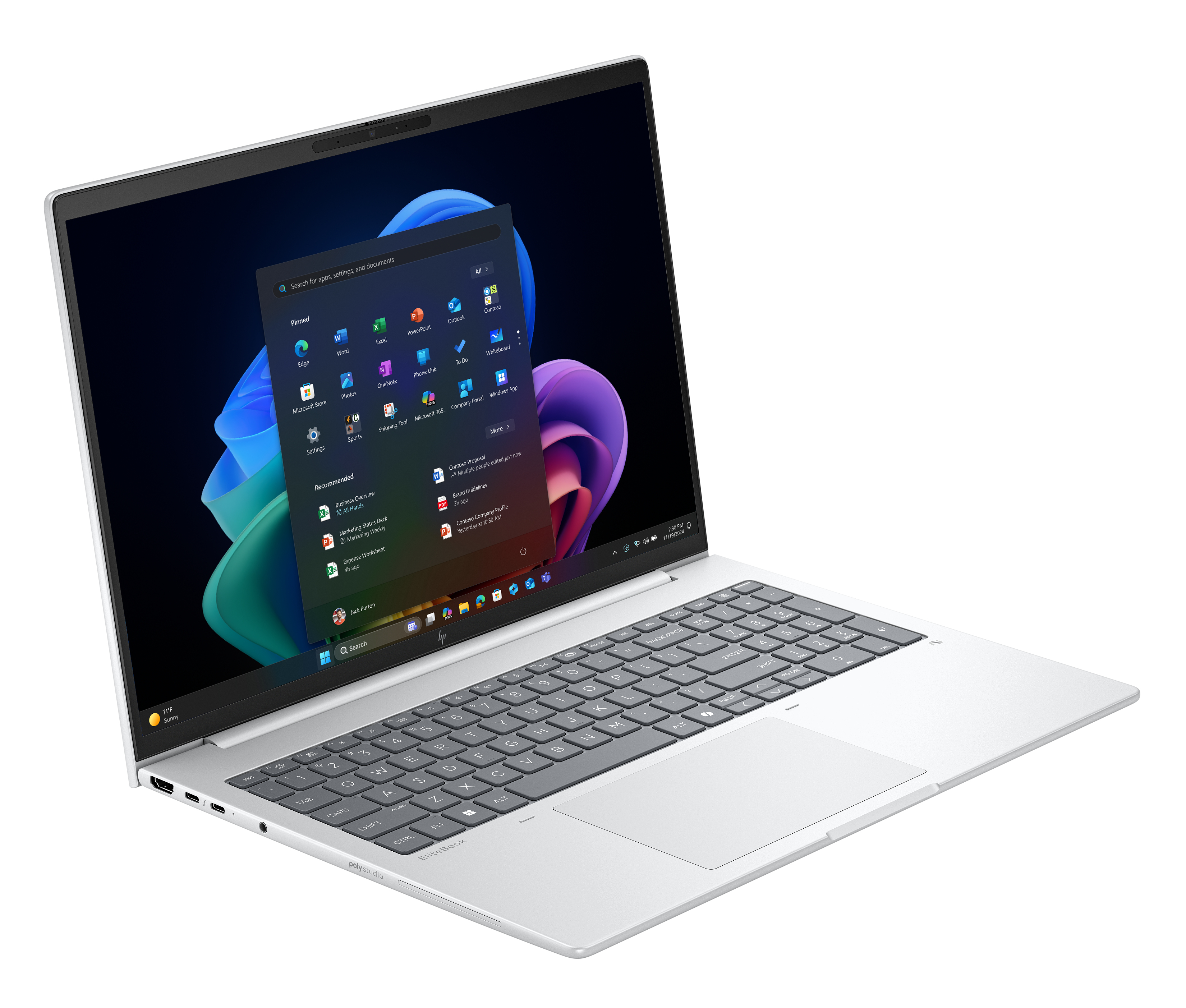 HP EliteBook 8 G1a | 14" | AMD Ryzen AI 5 PRO 340 | 32GB RAM | 256GB SSD | 5G | WUXGA | Win 11 Pro | DE