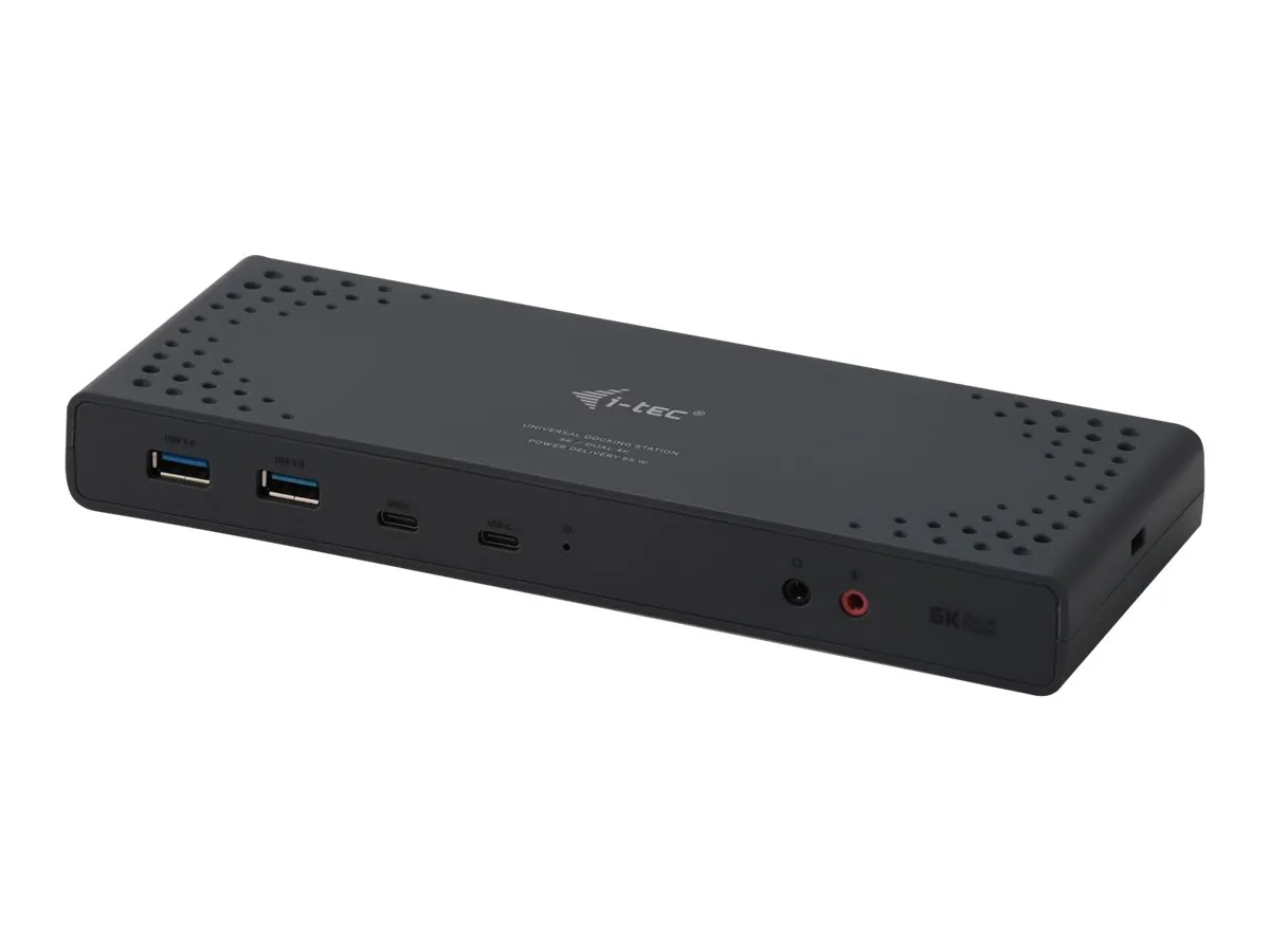 i-tec USB 3.0 / USB-C Universal Dockingstation | 5K / Dual 4K | 2x DP 2x HDMI | ohne Netzteil