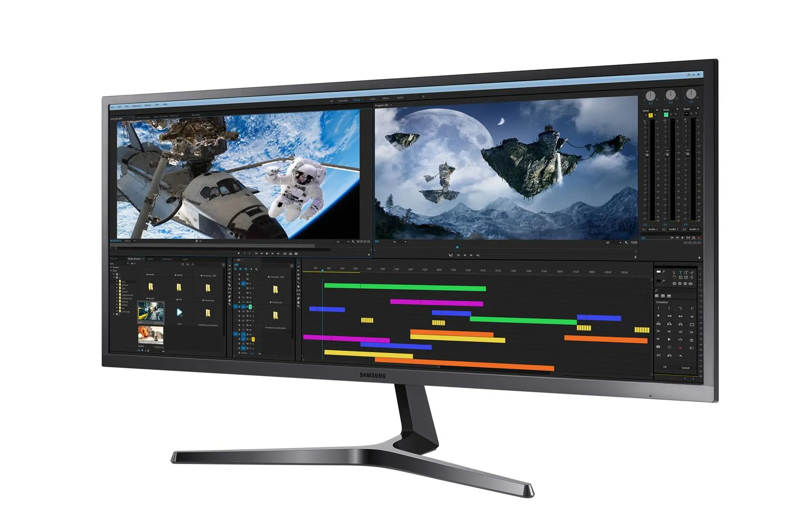 Samsung S34J552WQU | SJ55W Series | LED-Monitor | 3440 x 1440 UWQHD | 86.7 cm (34.1")