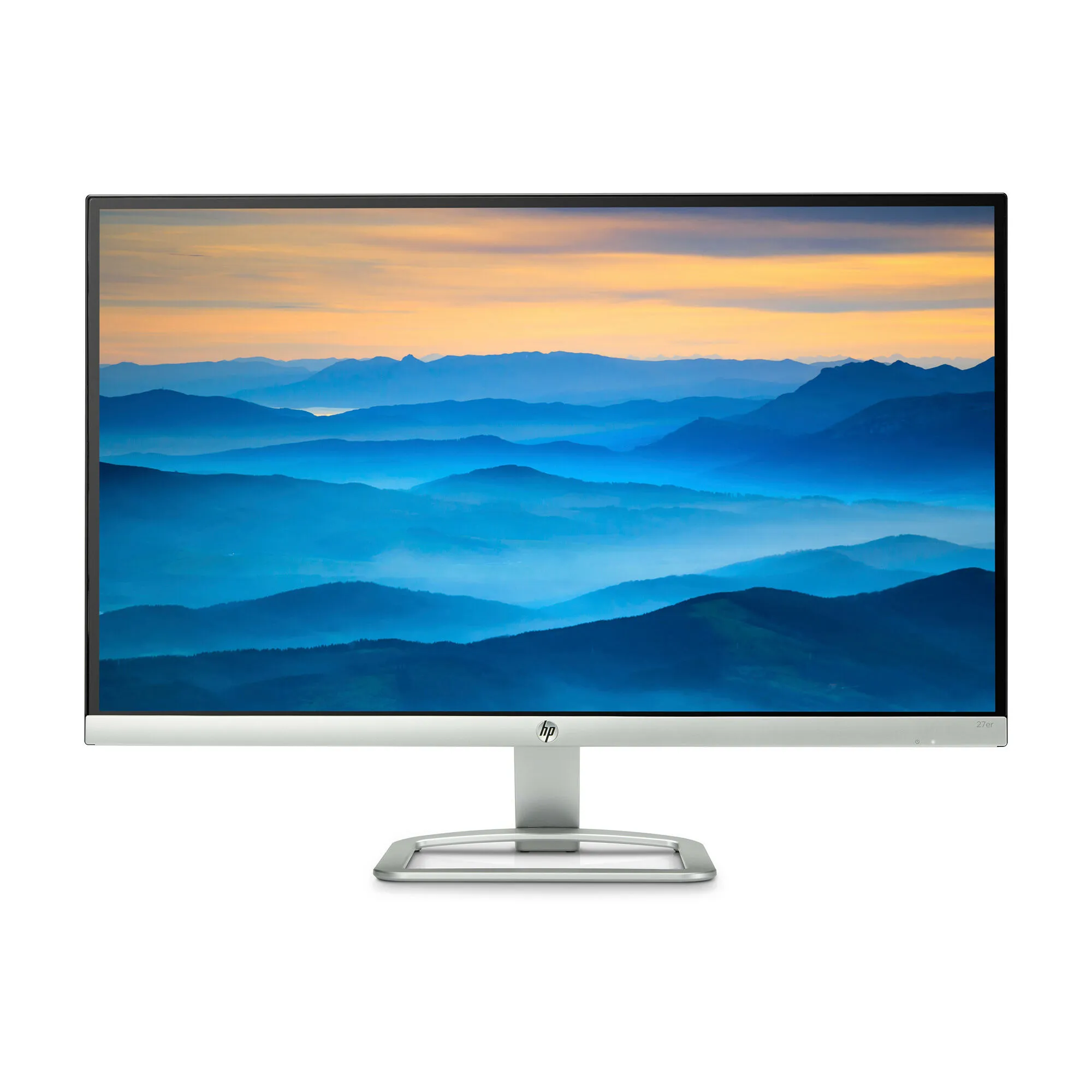HP 27er Monitor | 68.6 cm 27 Zoll IPS FHD 1920x1080 2xHDMI silber/schwarz