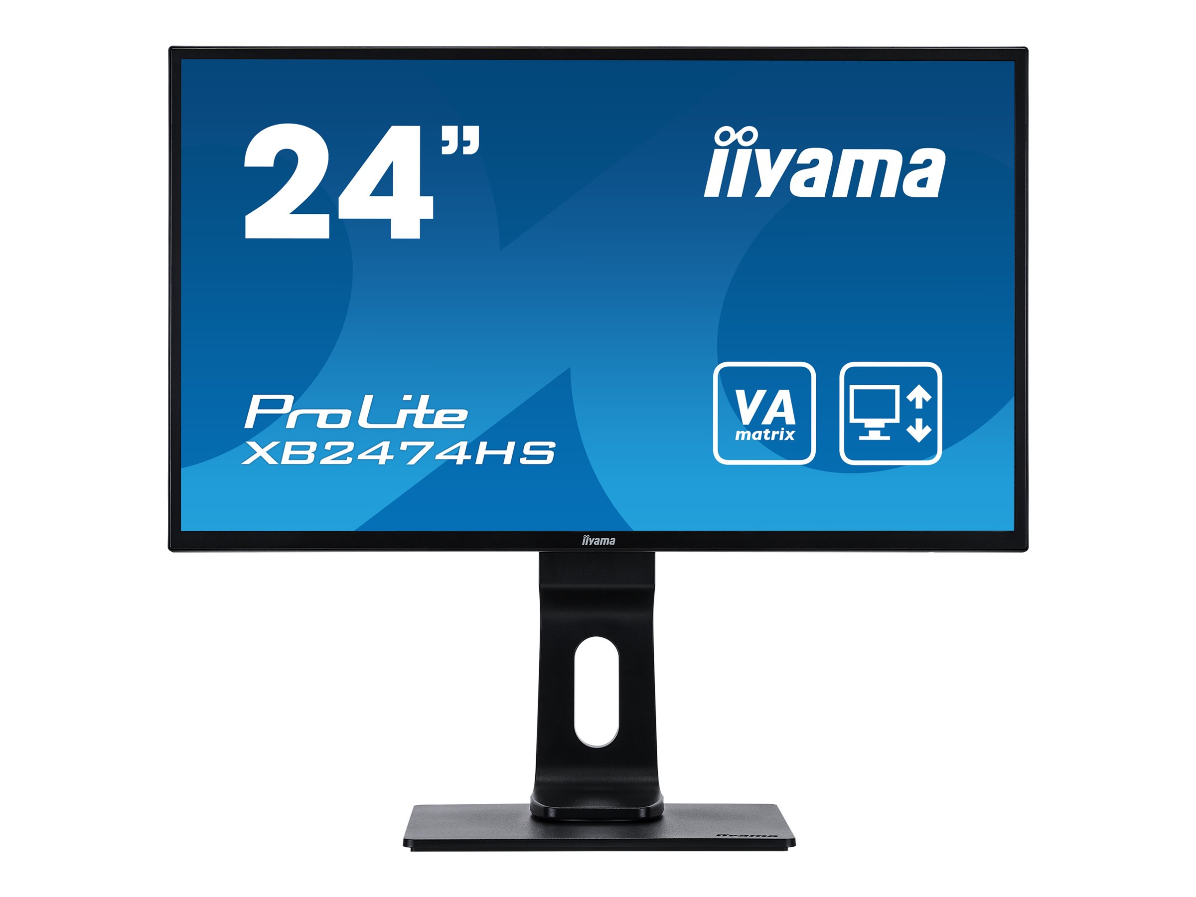 iiyama ProLite Monitor XB2474HS-B2 | 24" | LCD | HDMI | DP | VGA | FHD | Schwarz