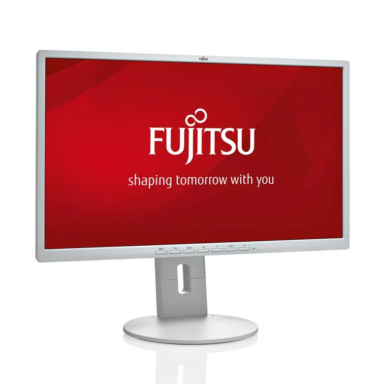 Fujitsu Monitor P24-8 WE Neo | 24.1 Zoll | WUXGA | DisplayPort | HDMI | DVI | Weiß