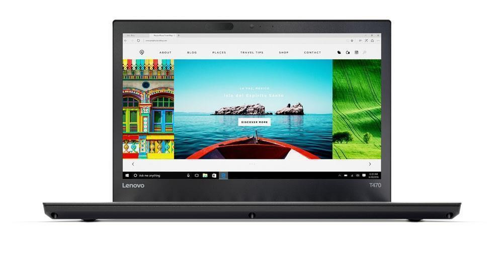 LENOVO ThinkPad T470 14" HD i5-6200U 8GB RAM 256GB SSD WWAN W10P