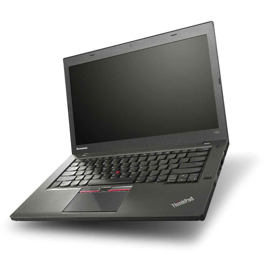 Lenovo Thinkpad T450 | 14" | i5-5300U | 8GB | 256GB SSD | HD+ | Webcam | Tastaturbeleuchtung | Win 10 Pro | DE