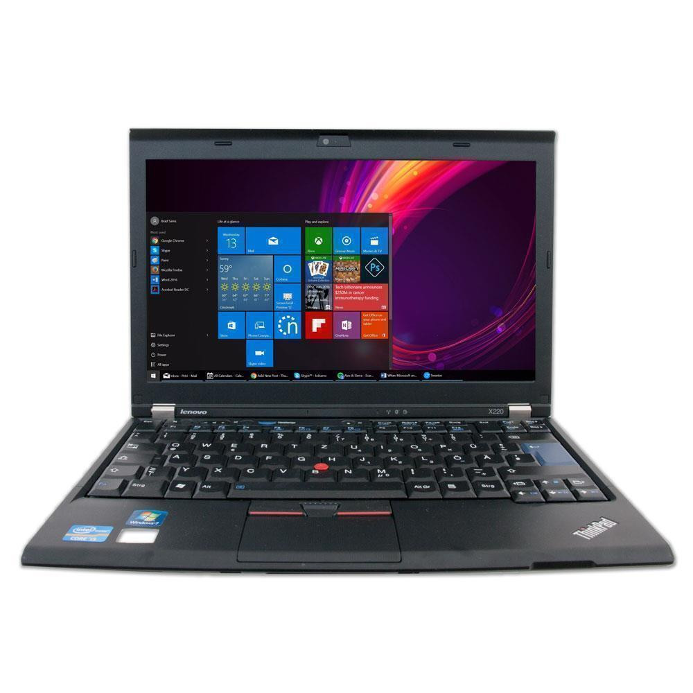 Lenovo ThinkPad X220 i5-2520M 2,5GHz 4GB 320GB HDD HD 1366x768 Win 10 Pro