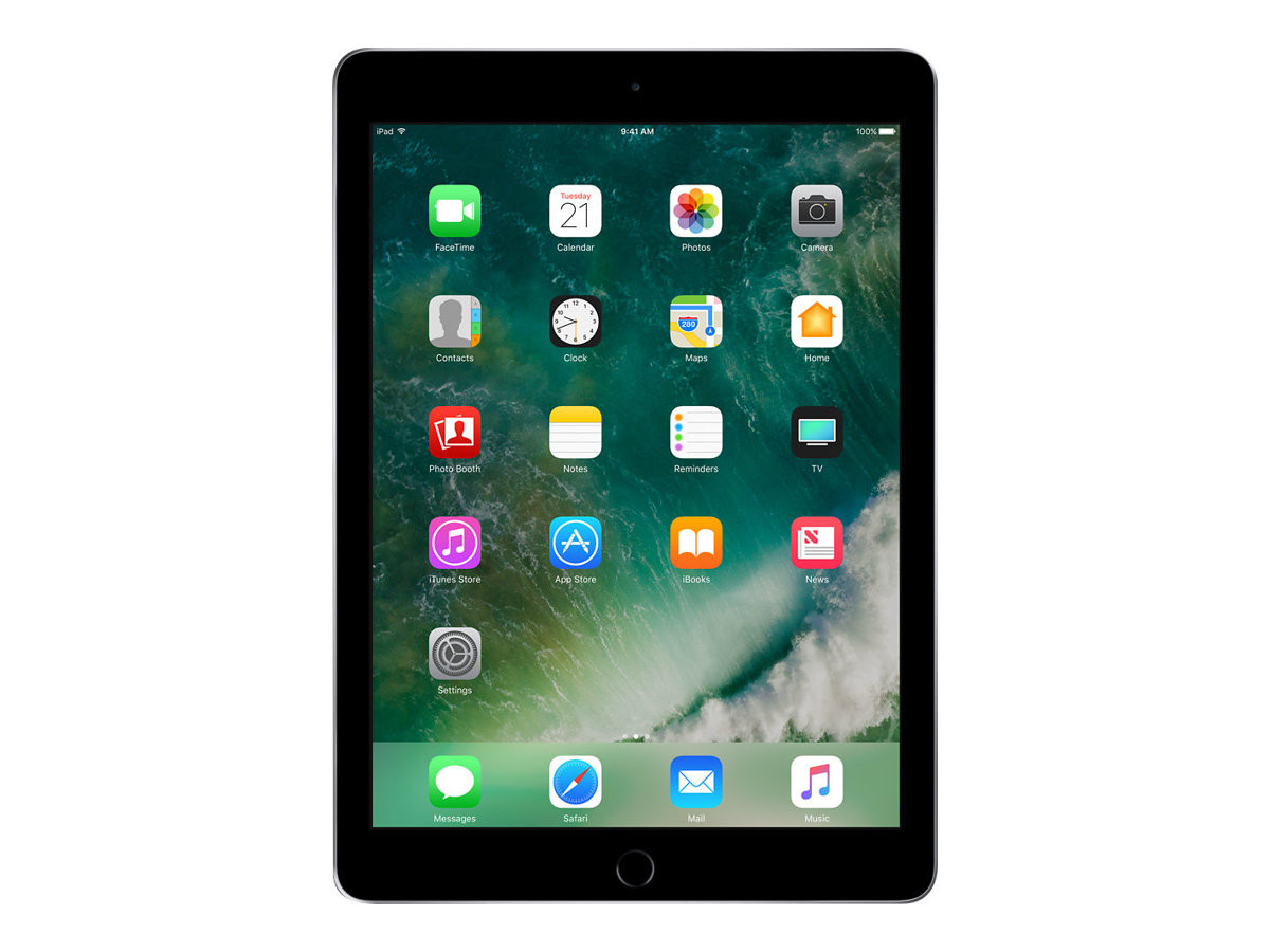 Apple iPad 5 9.7 2017 | 128 GB | spacegrau | LTE + WLAN | A1823 | 5th Generation