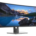Dell UltraSharp U3818DW | 37,5" | UWQHD+ | Curved | DisplayPort HDMI | LCD | schwarz/silber