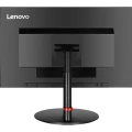 Rückseite des Lenovo ThinkVision T24i-10 Monitors mit höhenverstellbarem Standfuß und sichtbarem Lenovo-Logo