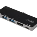 StarTech USB-C Multiport-Adapter | 4K 60Hz | HDMI 2.0, USB-C USB 3.0 | Travel Dock, Mini Dock