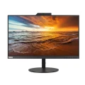 Lenovo ThinkVision T24v-10 | 23.8" | LED IPS Full HD Monitor | Webcam | HDMI DP VGA | Sehr gut Frontalansicht eines Lenovo ThinkVision Monitors mit gestochen scharfem Sonnenuntergang am Strand