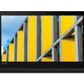 Lenovo ThinkPad T490s – Vorderansicht des geöffneten Laptops mit Displayanzeige