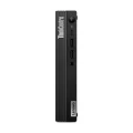 Frontansicht eines Lenovo ThinkCentre Mini-PCs mit USB-Ports und Anschaltknopf