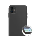 4smarts iPhone 15 Silicone Case | MagSafe Compatible | Schwarz