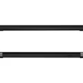 Lenovo ThinkPad T490s – Vorder- und Rückansicht des geschlossenen Laptops mit schlankem, schwarzem Gehäuse