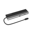 Prokord Workplace USB-C Alu Dock | DisplayLink HDMI DisplayPort | ohne Netzteil
