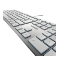 Cherry KC 6000 Slim Tastatur | QWERTY - Pan-Nordic | USB | Silber