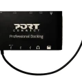 Port Connect Professional Dockingstation mit fest integriertem USB-C-Kabel