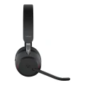 JABRA Evolve2 65 MS Stereo | On-Ear Headset | Bluetooth | USB | Schwarz ohne Bluetooth USB-A Adapter