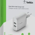 Belkin BoostCharge | 24 Watt Netzteil | 2 Ausgabeanschlussstellen | USB-A