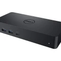 Moderne Dell-Dockingstation mit elegantem Design und funktionalen Frontports