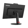Lenovo ThinkVision T24v-10 | 23.8" | LED IPS Full HD Monitor | Webcam | HDMI DP VGA | Sehr gut Rückansicht eines Lenovo ThinkVision Monitors mit robustem Standfuß und ergonomischer Höhenverstellung