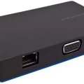 Kompakte HP USB-C Mini Dockingstation mit VGA-, HDMI- und Ethernet-Anschluss