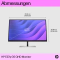 HP E27q G5 Monitor | 27" | QHD | HDMI DisplayPort | schwarz