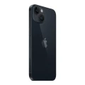 Apple iPhone 14, elegante Rückansicht in dunklem Design mit hervorgehobener Kamera