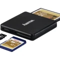 Hama USB 3.0 Multi-Card Reader | Kartenleser (CF I, SD, microSD, MMCplus, SDHC, microSDHC, SDXC, microSDXC)