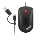 Lenovo ThinkPad USB-C Kompaktmaus | Kabelgebunden | rechts- und linkshändig | Schwarz