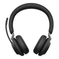 JABRA Evolve2 65 MS Stereo | On-Ear Headset | Bluetooth | USB | Schwarz ohne Bluetooth USB-A Adapter