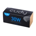 Schachtel des Cudy PoE-Injektors mit 30W Leistung, Modell POE200