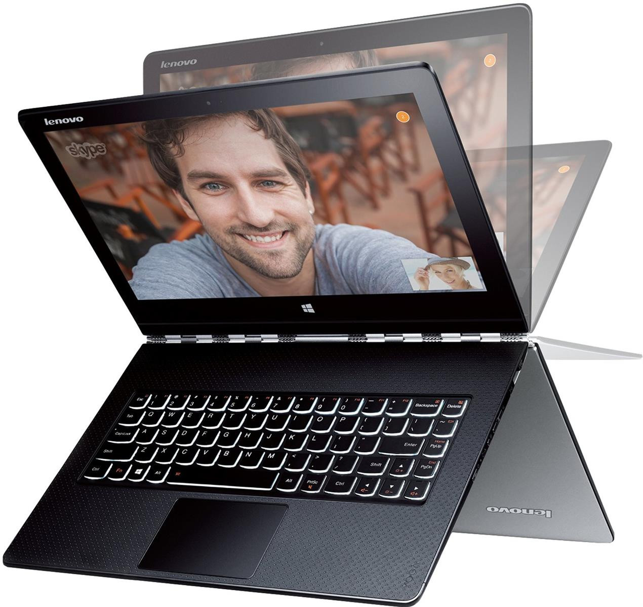 Lenovo Yoga 3 Pro-1370 Laptop Intel 1,10 GHz 8GB RAM 512GB SSD QHD+ 3200x1800 W10P