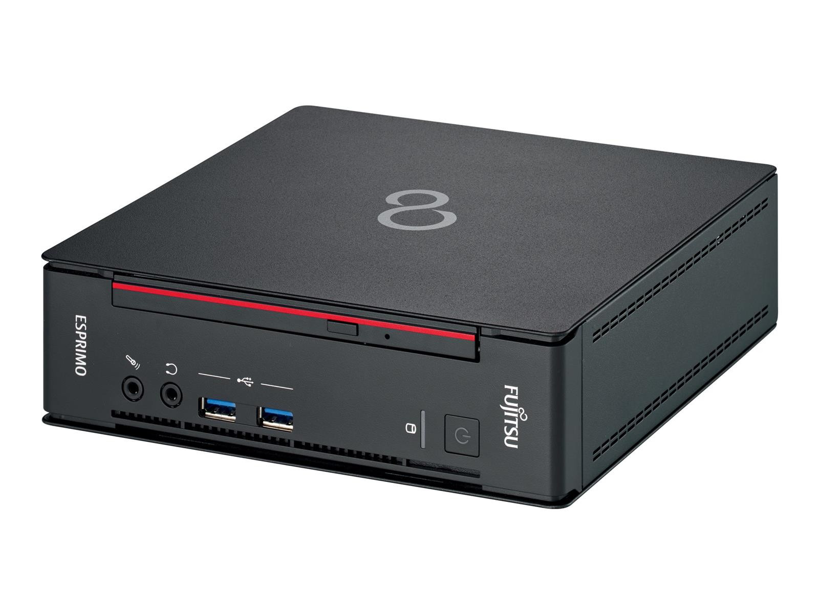 Fujitsu Esprimo Q556 USFF Mini-PC Core i3-6100T 8GB RAM 256GB SSD DVD W10P