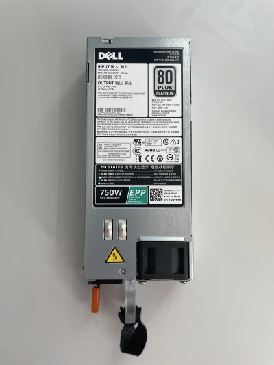 Dell 750W Switching Power Supply D750E-S6 80 Plus Platinum | PN: 0G6W6K