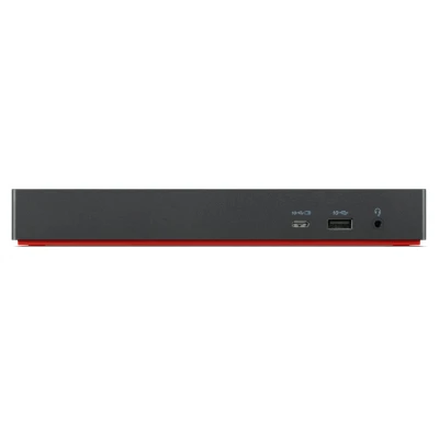 Lenovo ThinkPad Thunderbolt 4 Dock 40B0 Frontansicht mit USB-C Anschluss und Audio-Port