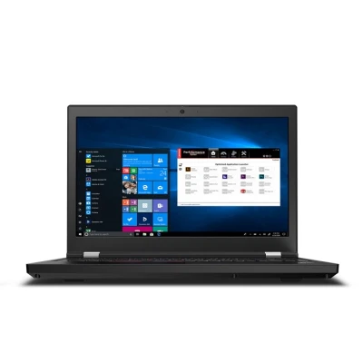 Lenovo Notebook mit aktivem Bildschirm, zeigt Windows-10-Desktop und geöffnete Anwendungen