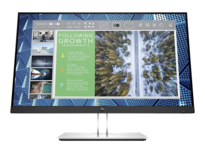 HP E24q G4 Monitor | 24" | QHD | HDMI DisplayPort VGA | schwarz/silber