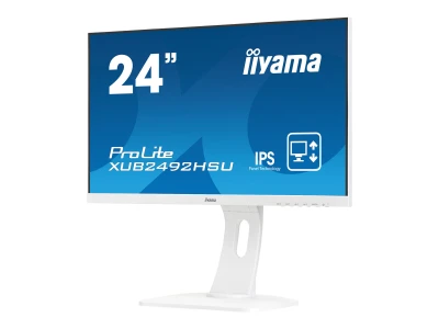 Iiyama ProLite XUB2492HSU-W1 | 24" | Full HD | DP HDMI VGA USB | Weiß